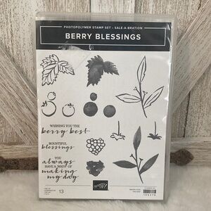 Stampin’ Up Berry Blessing Stamp Set